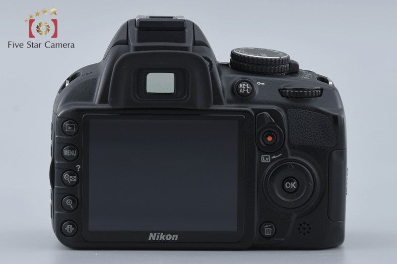 Nikon D3100 Black 14.2 MP Digital SLR Camera 18-55 VR Lens