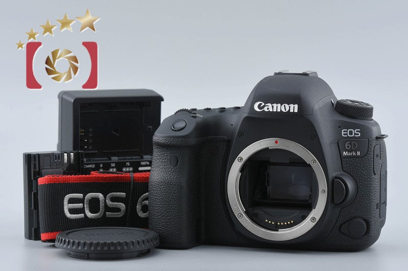 "Count 1,279" Canon EOS 6D Mark II 26.2MP Full Frame Digital SLR Camera body
