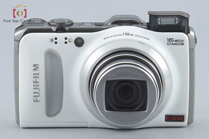 Fujifilm FINEPIX F600EXR White 16.0 MP Digital Camera w/ Box