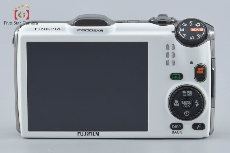 Fujifilm FINEPIX F600EXR White 16.0 MP Digital Camera w/ Box