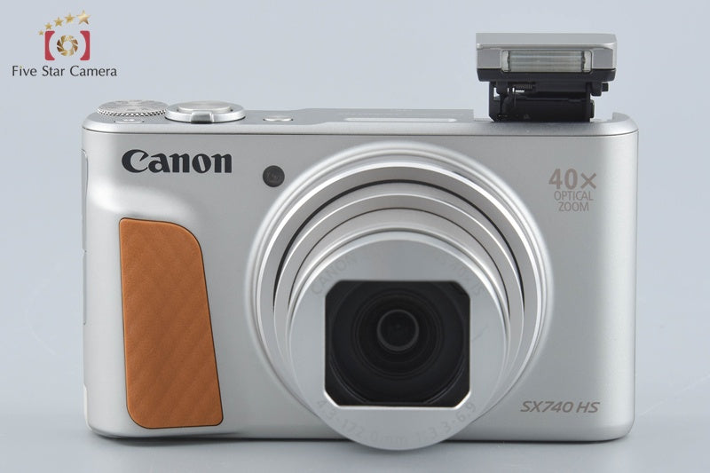 Canon PowerShot SX740 HS Silver 20.3 MP Digital Camera w/ Box
