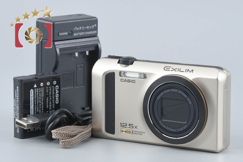 Casio HIGH SPEED EXILIM EX-ZR300 Gold 16.1 MP Digital Camera