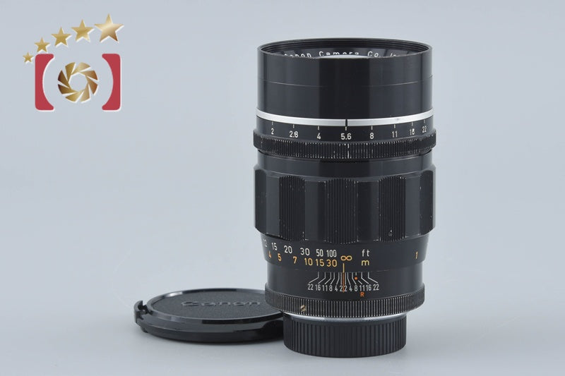Canon 100mm f/2 L39 LTM Leica Thread Mount Lens