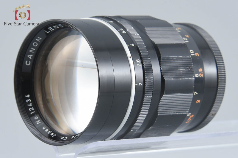 Canon 100mm f/2 L39 LTM Leica Thread Mount Lens