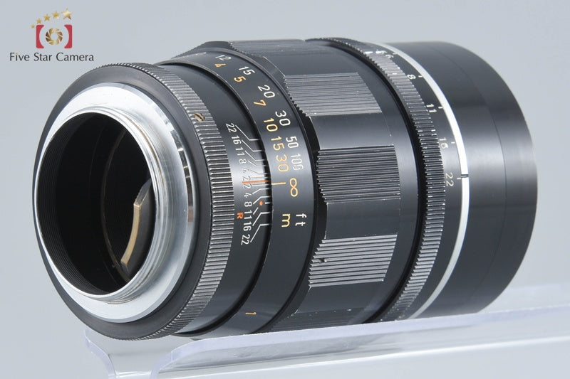 Canon 100mm f/2 L39 LTM Leica Thread Mount Lens