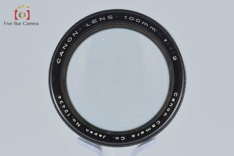 Canon 100mm f/2 L39 LTM Leica Thread Mount Lens