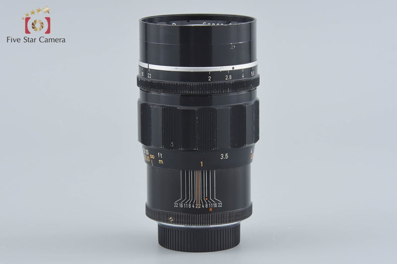 Canon 100mm f/2 L39 LTM Leica Thread Mount Lens