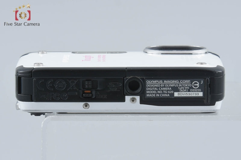 Olympus Tough TG-620 White 12.0 MP 5m Waterproof Digital Camera