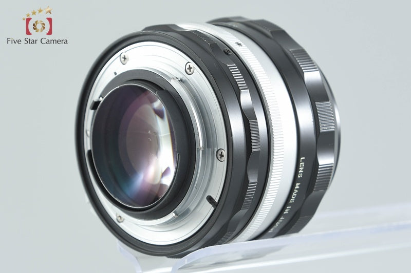 Nikon F Eye Level Silver Later Model + NIKKOR-S.C Auto 50mm f/1.4 Non Ai Lens