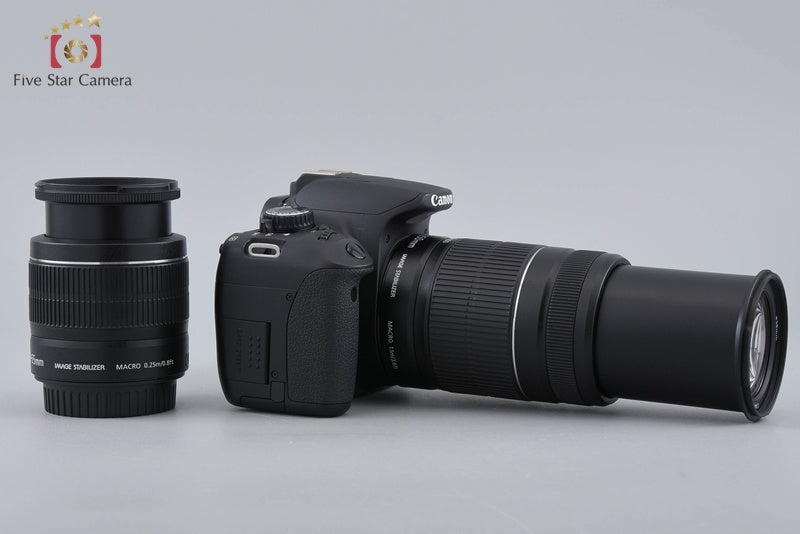 "Count 1,291" Canon EOS Kiss X6i / Rebel T4i / 650D 18.0 MP 18-55 55-250 Lenses