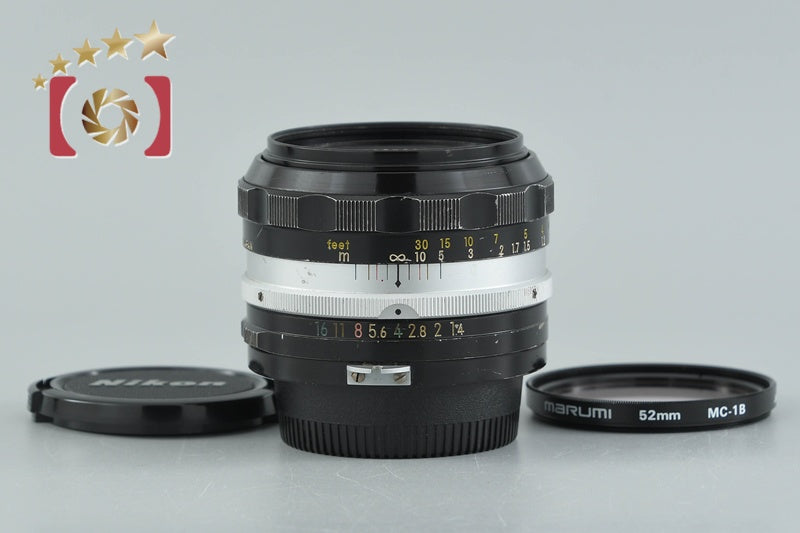 Nikon NIKKOR-S.C Auto 50mm f/1.4 Non Ai Lens