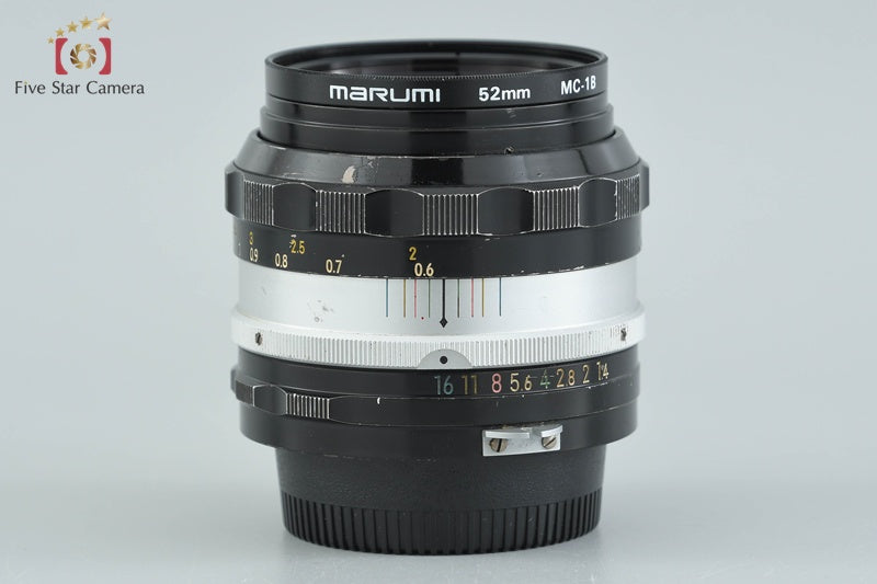Nikon NIKKOR-S.C Auto 50mm f/1.4 Non Ai Lens
