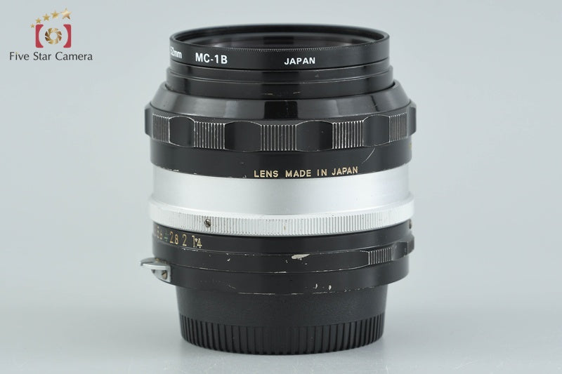 Nikon NIKKOR-S.C Auto 50mm f/1.4 Non Ai Lens