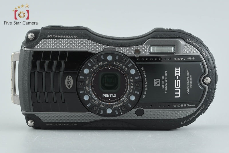 Ricoh Pentax WG-3 Black 16.0 MP Waterproof Action Camera
