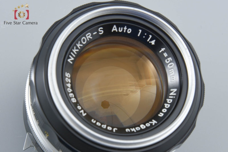 Nikon NIKKOR-S Auto 50mm f/1.4 Non Ai Lens