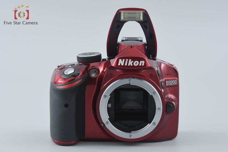 Nikon D3200 Red 24.2 MP DSLR 18-55 VR Lens