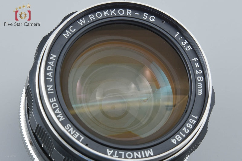 MINOLTA MC W.ROKKOR-SG 28mm f/3.5