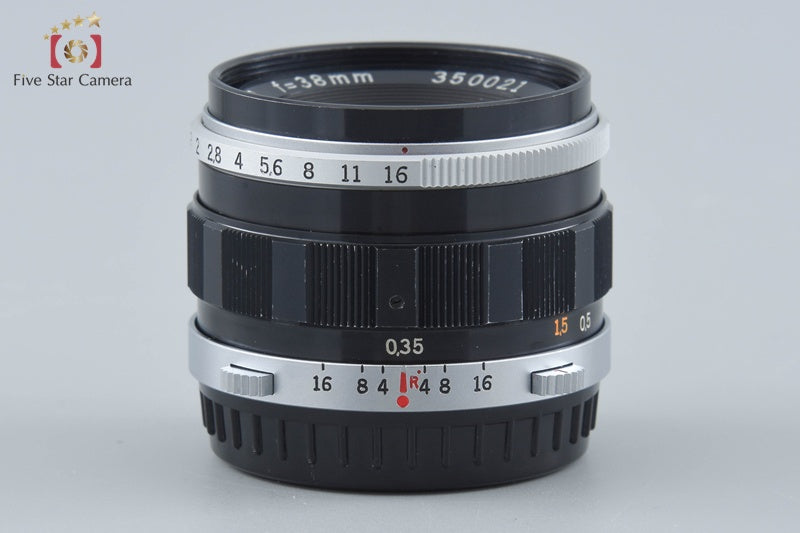 Olympus F.ZUIKO AUTO-S 38mm f/1.8