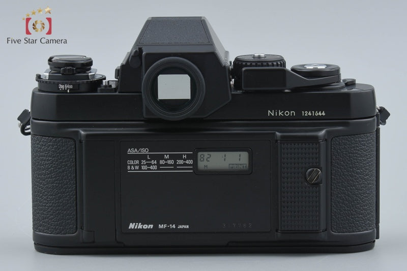 Nikon F3 Eye Level 35mm SLR Film Camera w/ MF-14 Data Back