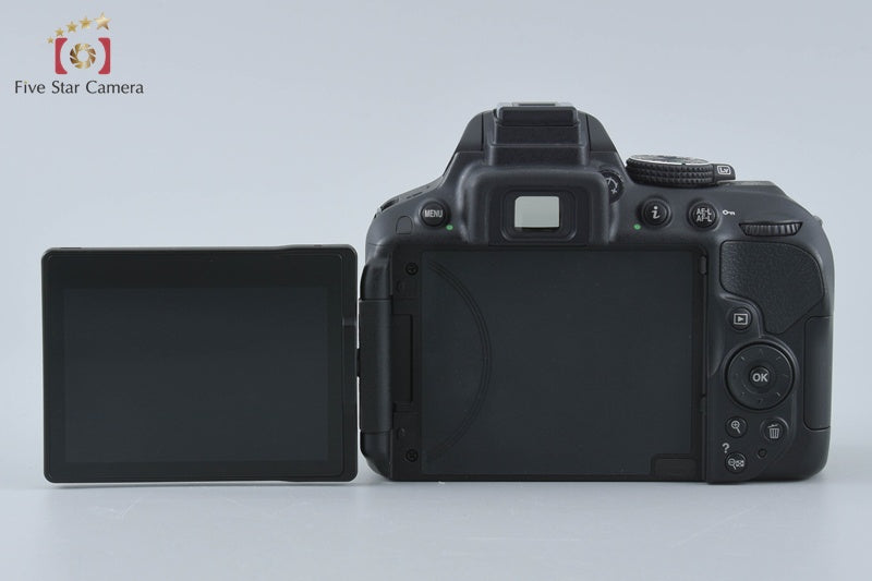 "Shutter count 162" Nikon D5300 Black 24.2 MP DSLR Camera 18-55 VR II Lens