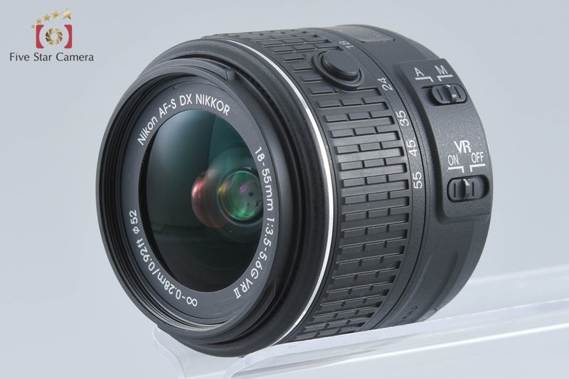 "Shutter count 162" Nikon D5300 Black 24.2 MP DSLR Camera 18-55 VR II Lens