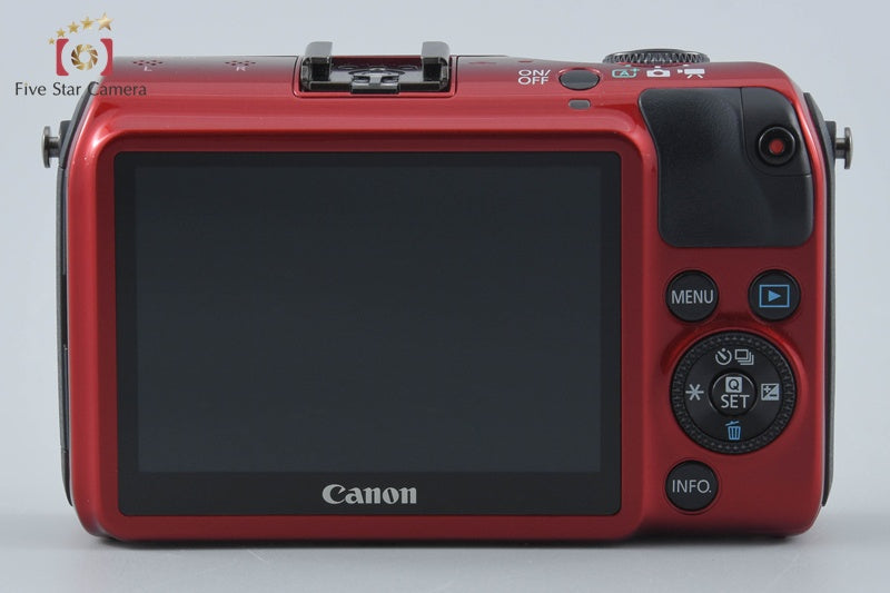 Canon EOS M Red 18.0 MP Digital Mirrorless Camera