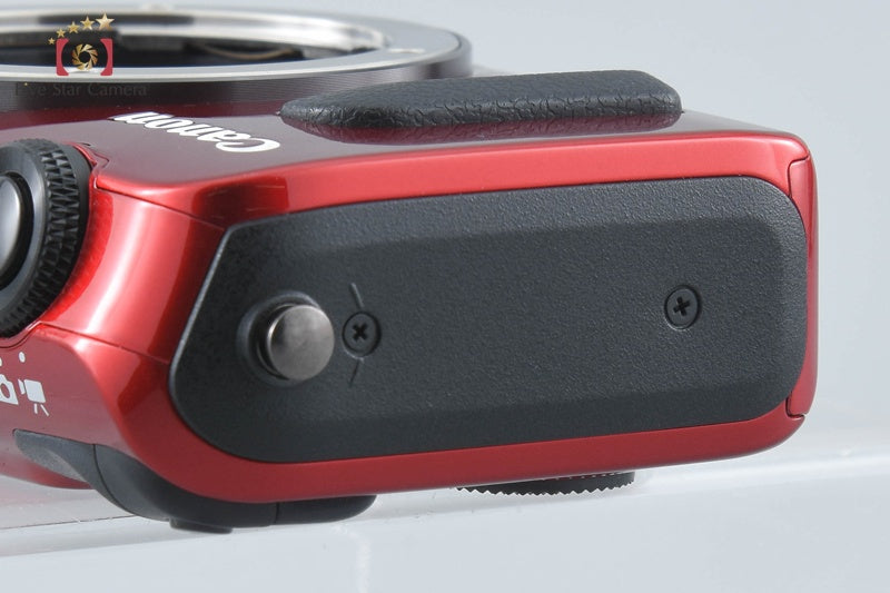 Canon EOS M Red 18.0 MP Digital Mirrorless Camera