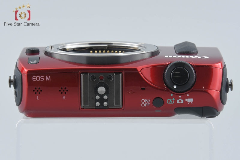 Canon EOS M Red 18.0 MP Digital Mirrorless Camera