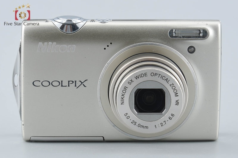 Nikon COOLPIX S5100 Warm Silver 12.2 MP Digital Camera w/ Box