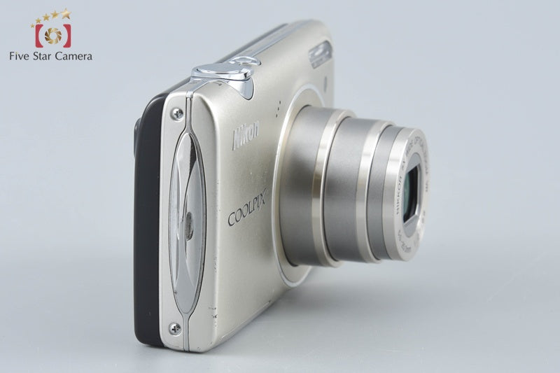 Nikon COOLPIX S5100 Warm Silver 12.2 MP Digital Camera w/ Box
