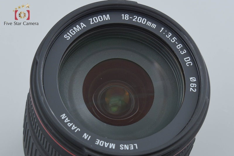 SIGMA 18-200mm f/3.5-6.3 DC for Sony / Minolta A Mount