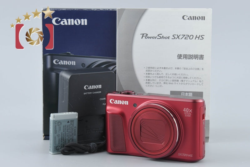 Canon PowerShot SX720 HS Red 20.3 MP Digital Camera w/ Box