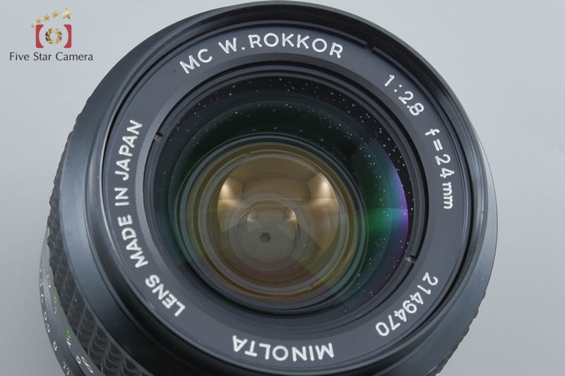 Minolta MC W.ROKKOR 24mm f/2.8