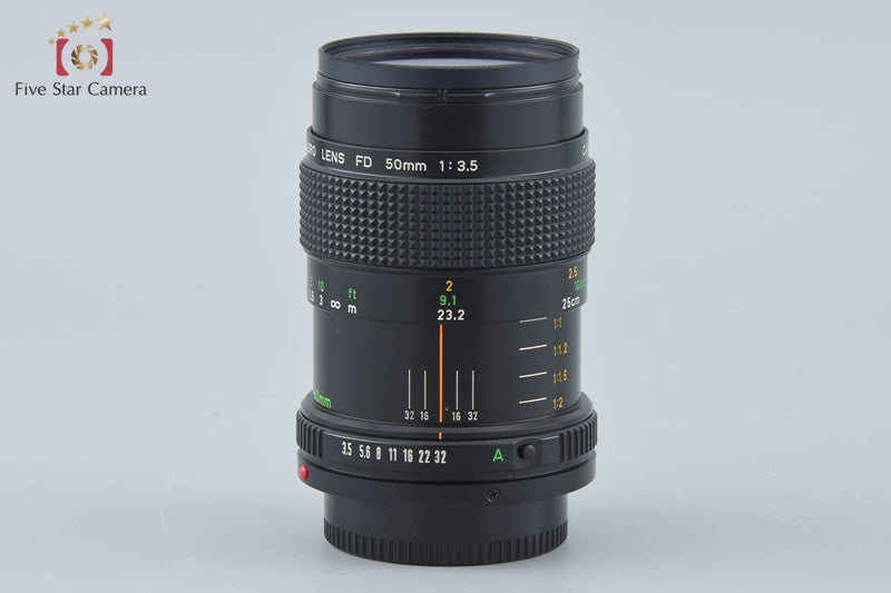 Canon New FD 50mm f/3.5 MACRO