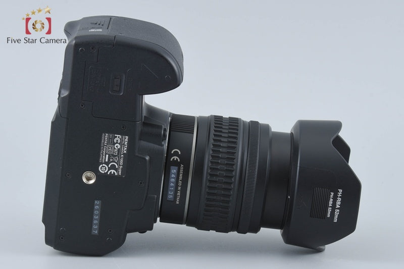 "Shutter count 2,327" PENTAX K100D SUPER 6.1MP DSLR SMC DA 18-55 AL Lens