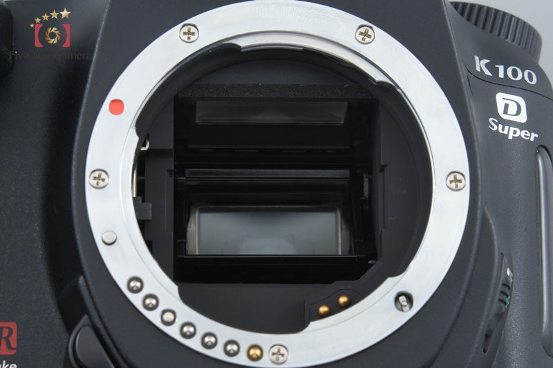 "Shutter count 2,327" PENTAX K100D SUPER 6.1MP DSLR SMC DA 18-55 AL Lens