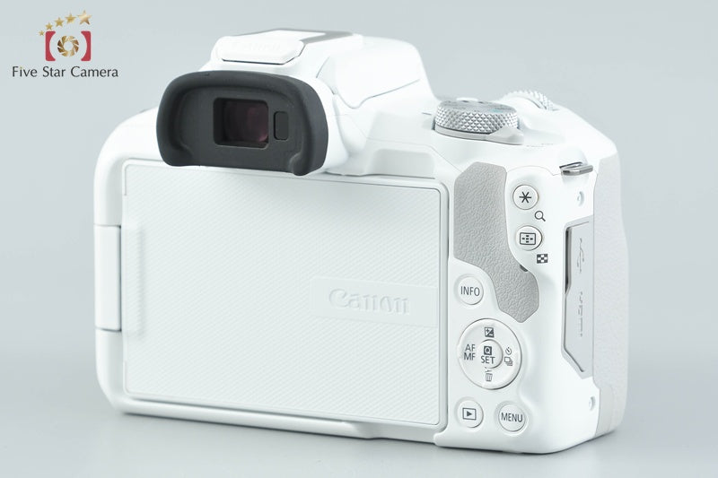 Canon EOS R50 White 24.2 MP Digital Mirrorless Camera RF-S 18-45 IS STM Lens