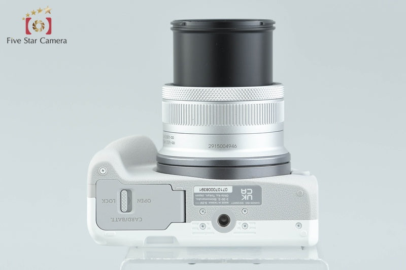Canon EOS R50 White 24.2 MP Digital Mirrorless Camera RF-S 18-45 IS STM Lens