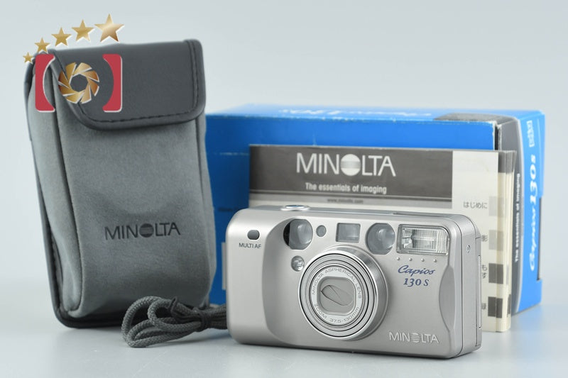 Minolta Capios 130S 35mm Point & Shoot Film Camera w/ Box