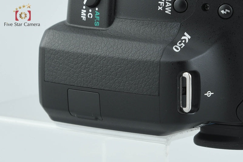 Pentax K-50 Black 16.3 MP Digital SLR Camera Body