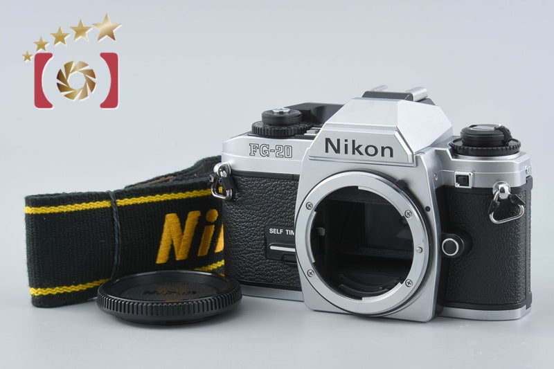 Nikon FG-20 Silver 35mm SLR Film Camera Body