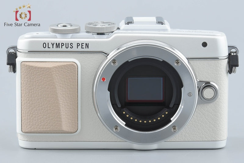 "Count 572" Olympus PEN Lite E-PL7 White 16.1 MP Digital Mirrorless Camera Body