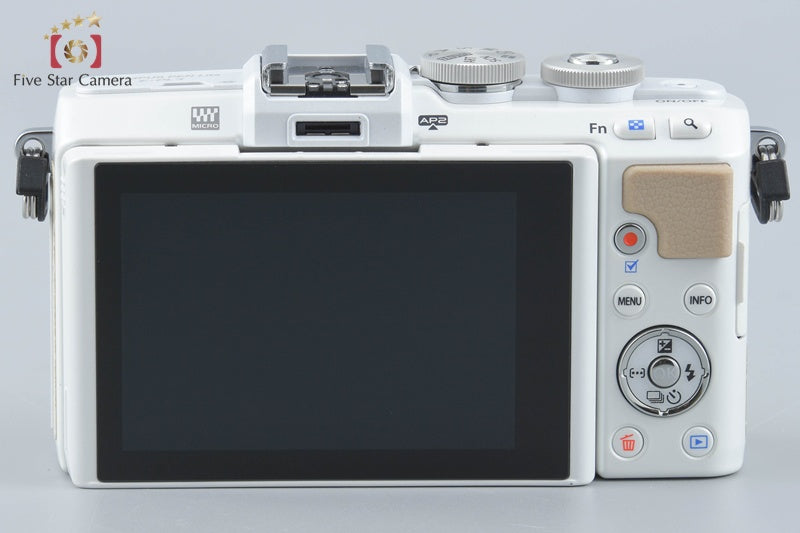 "Count 572" Olympus PEN Lite E-PL7 White 16.1 MP Digital Mirrorless Camera Body