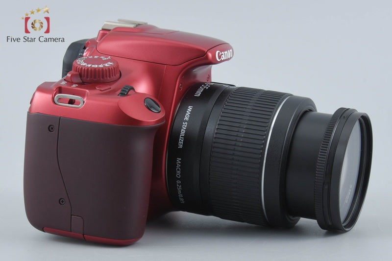 "Shutter count 25" Canon EOS Kiss X50 / Rebel T3 / 1100D Red 12.2 MP 18-55 Lens