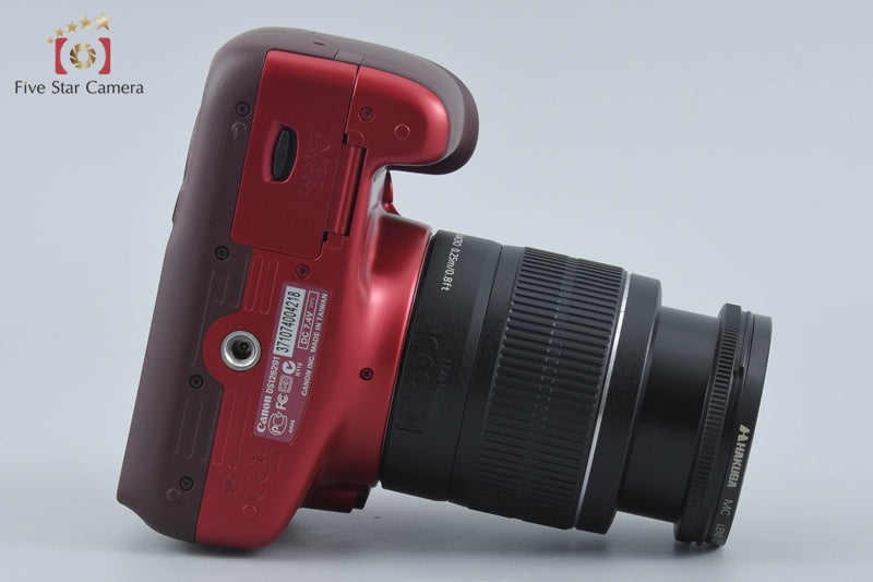 "Shutter count 25" Canon EOS Kiss X50 / Rebel T3 / 1100D Red 12.2 MP 18-55 Lens