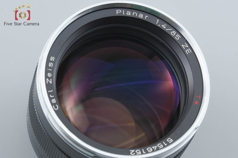 Carl Zeiss Planar 85mm f/1.4 ZE T* for Canon