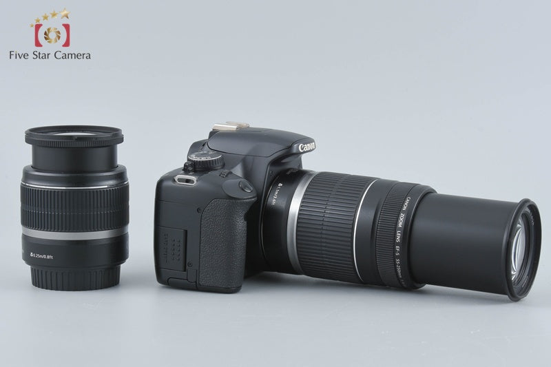 "Count 4,571" Canon EOS Kiss X2 / Rebel XSi / 450D 12.2 MP 18-55 55-250 Lenses