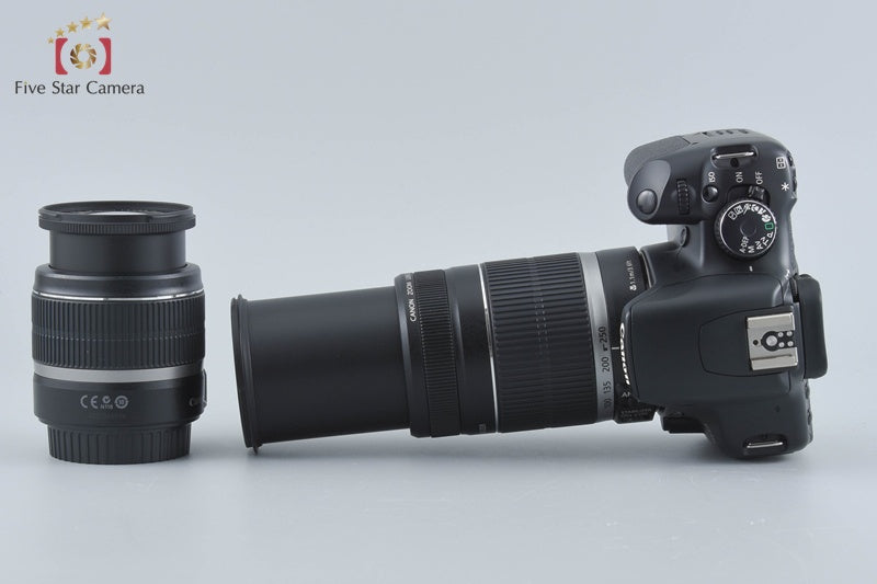 "Count 4,571" Canon EOS Kiss X2 / Rebel XSi / 450D 12.2 MP 18-55 55-250 Lenses