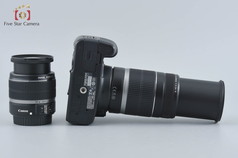 "Count 4,571" Canon EOS Kiss X2 / Rebel XSi / 450D 12.2 MP 18-55 55-250 Lenses