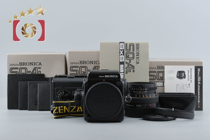 Zenza Bronica SQ-Ai + ZENZANON-PS 80mm f/2.8 w/ Box